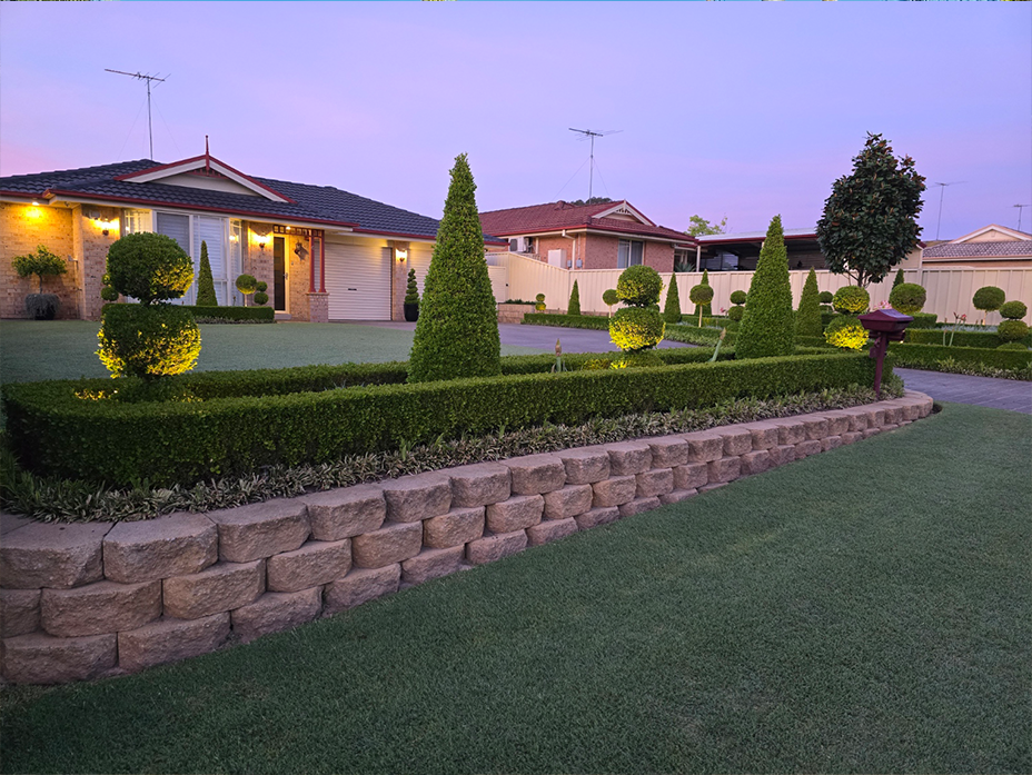 7th place: Michael Buttigieg of Cranebrook – structured greenery.