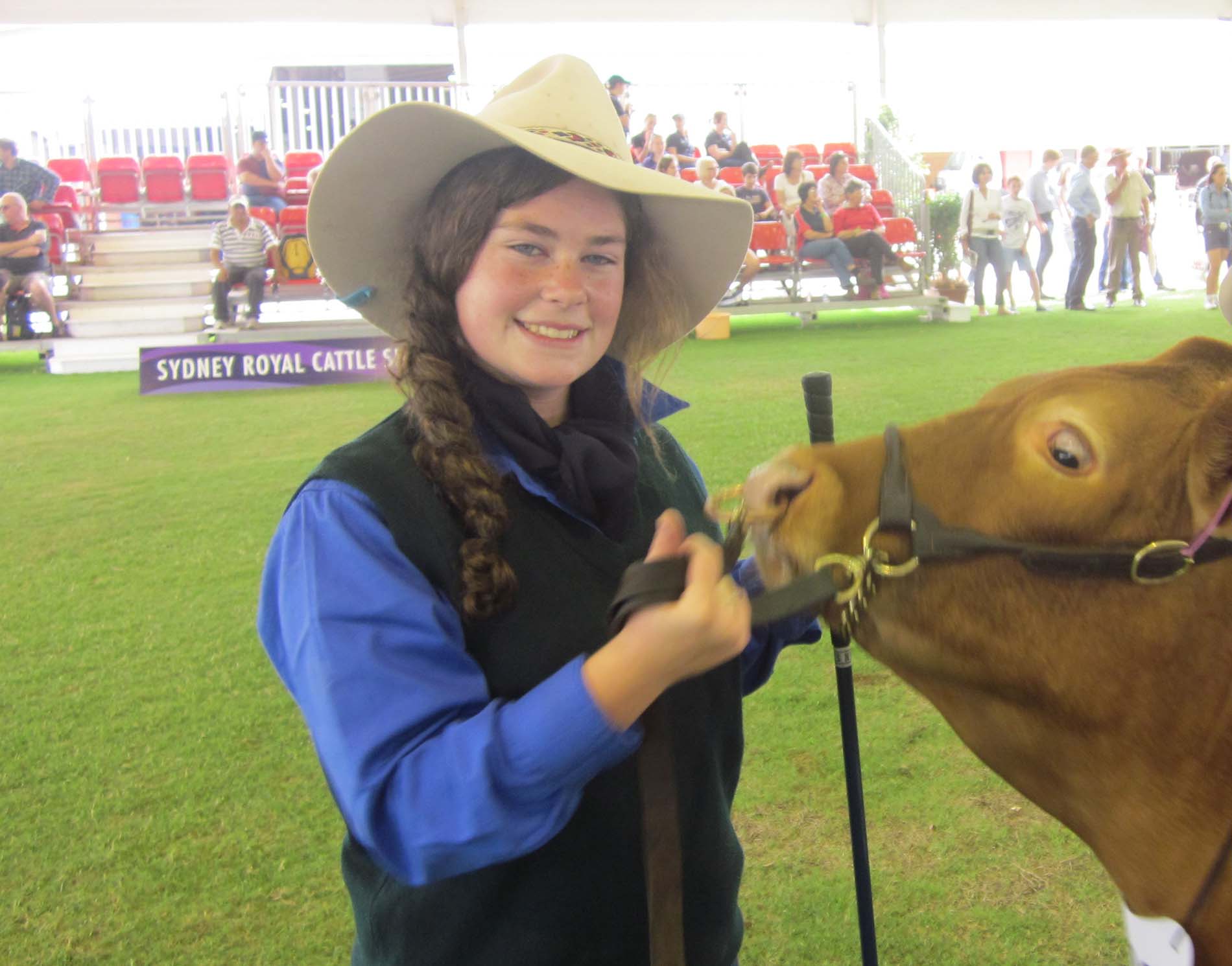A yarn with Rebecca Gordon, steer competitor