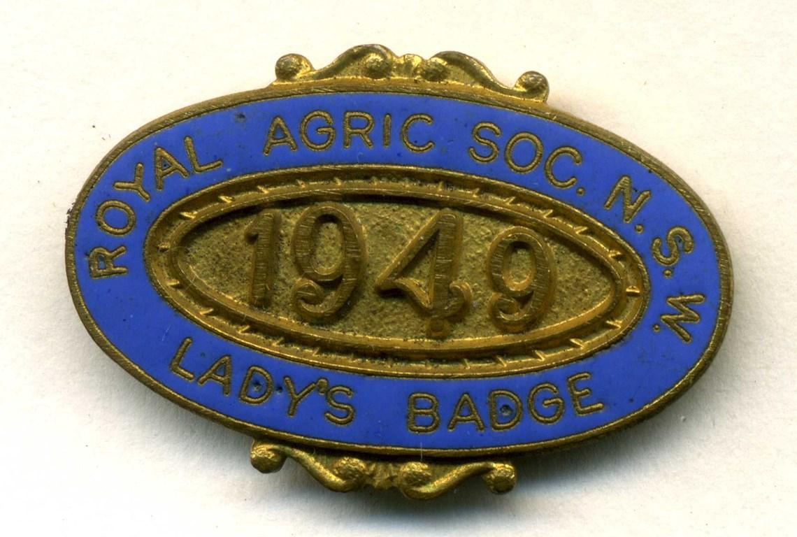 1949 Lady's Badge