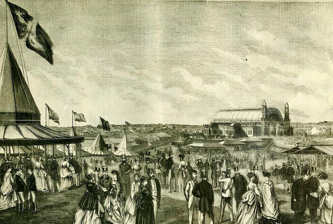 Prince Alfred Park 1870 Intercolonial Exhibition - Photo